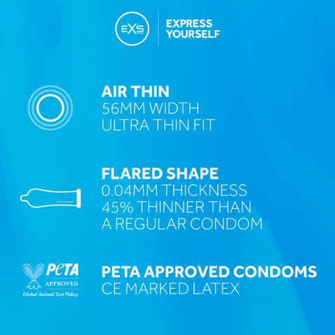 EXS Air Thin Condoms 144 Box