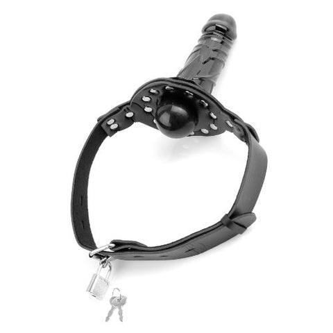 Fetish Fantasy Deluxe Ball Gag w Dong Black from Nice 'n' Naughty