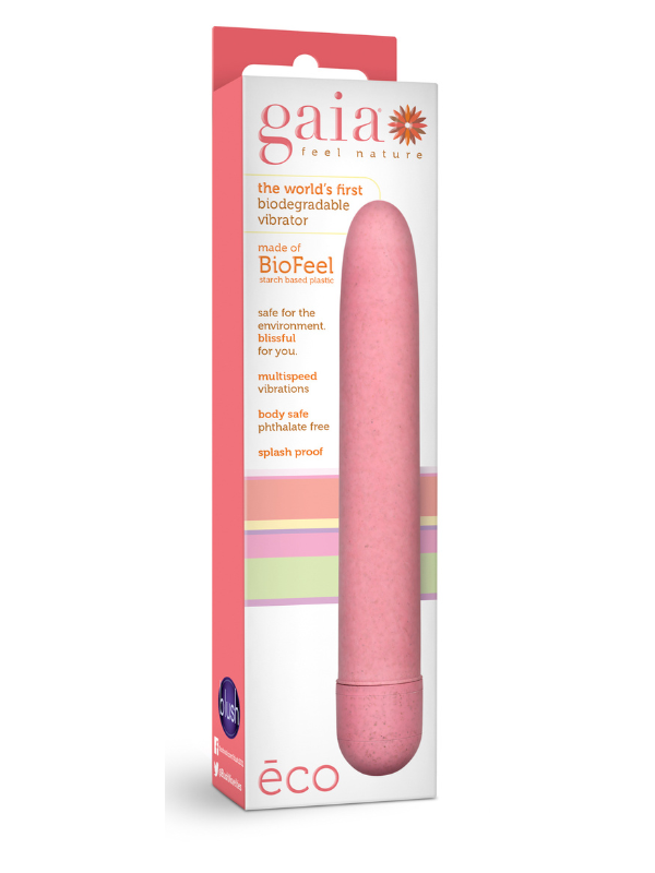 Gaia Biodegradable Eco Vibrator Pink from Nice 'n' Naughty