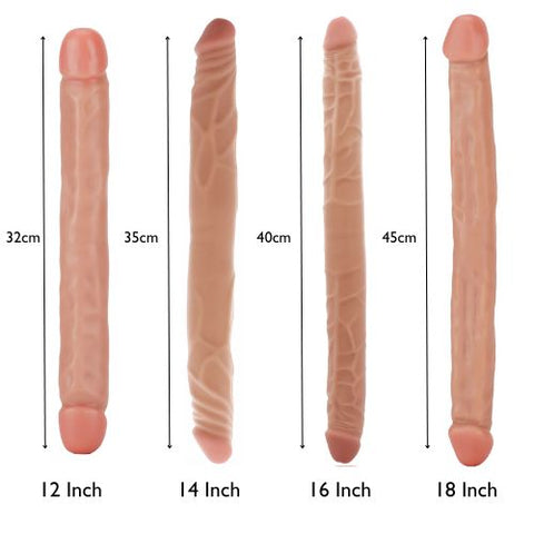 Get Real Double Dong Light Skin Tone from Nice 'n' Naughty