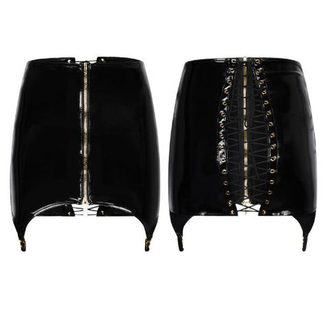Guilty Pleasure Shadow Shine Skirt Black from Nice 'n' Naughty