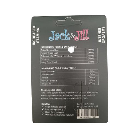 Jack & Jill Enhancement Tablets