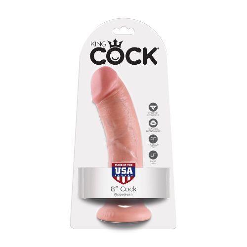 King Cock 8 Dildo Light Skin Tone from Nice 'n' Naughty 3