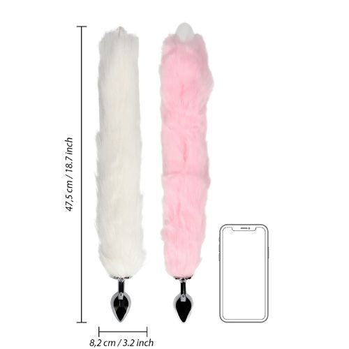 Ouch! Light up Fox Tail with Metal Butt Plug from Nice 'n' Naughty
