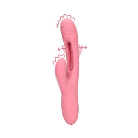 Loveline Flapping G-Spot Rabbit Vibrator Pink Arabesque from Nice 'n' Naughty