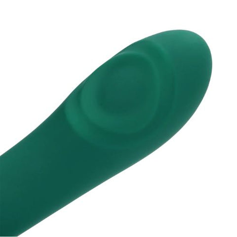 Loveline Pulse Wave G-Spot Vibrator Green Crystal from Nice 'n' Naughty