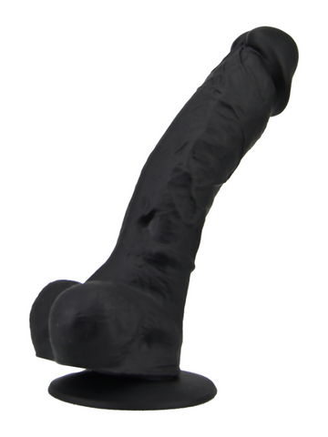 Loving Joy Realistic Silicone Dildo w Suction Cup & Balls