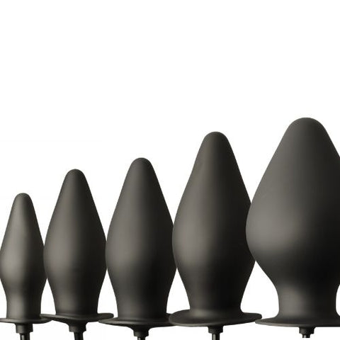 M&K Inflatable Plug Black from Nice 'n' Naughty