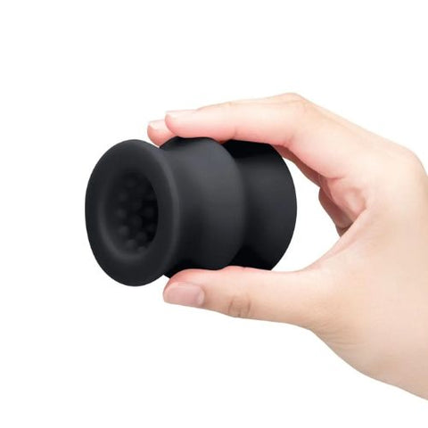 Me You Us Signature The Silicone Oral Stroker Black from Nice 'n' Naughty