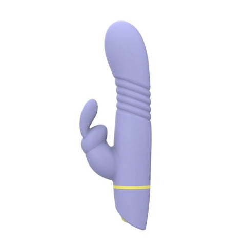 Mina Tide Thrusting Rabbit Vibrator Lilac from Nice 'n' Naughty