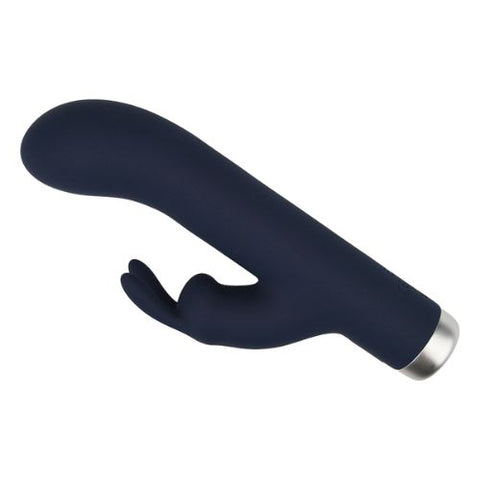 NAUTI Silicone Rabbit Vibrator Midnight Blue from Nice 'n' Naughty