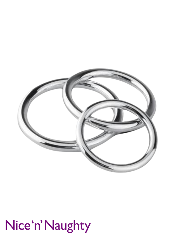 Nice 'n' Naughty 3mm Small Cock Ring Stainless Steel from Nice 'n' Naughty