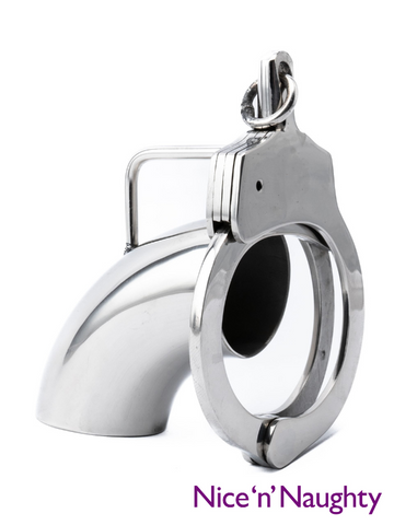 Nice 'n' Naughty Cuff Chastity Device Stainless Steel from Nice 'n' Naughty