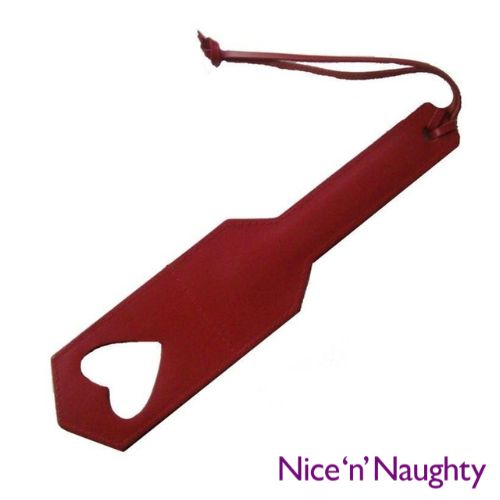 Nice 'n' Naughty Red Heart Paddle Leather from Nice 'n' Naughty