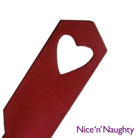 Nice 'n' Naughty Red Heart Paddle Leather from Nice 'n' Naughty