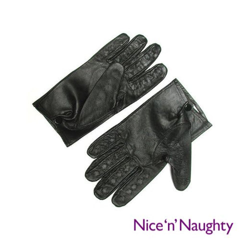 Nice 'n' Naughty Vampire Gloves Leather Black from Nice 'n' Naughty