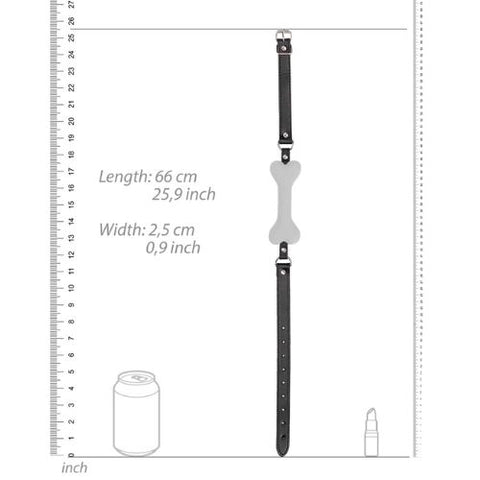 Ouch! Bone Gag Black and White from Nice 'n' Naughty