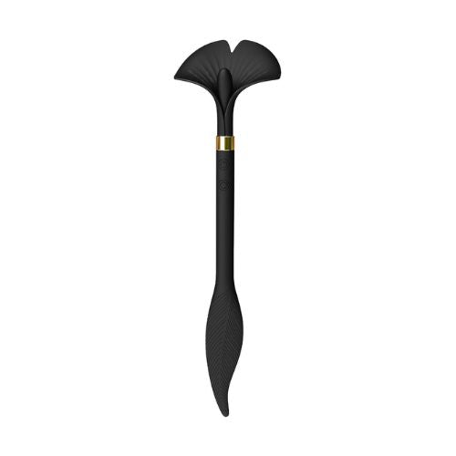 Petal Play Muse Double Vibrator Black Silicone from Nice 'n' Naughty