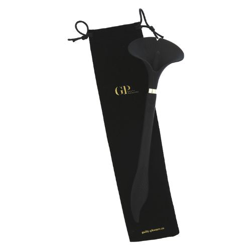 Petal Play Muse Double Vibrator Black Silicone from Nice 'n' Naughty