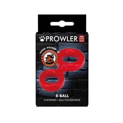 Prowler RED 8-BALL by Oxballs Red Liquid Silicone from Nice 'n' Naughty