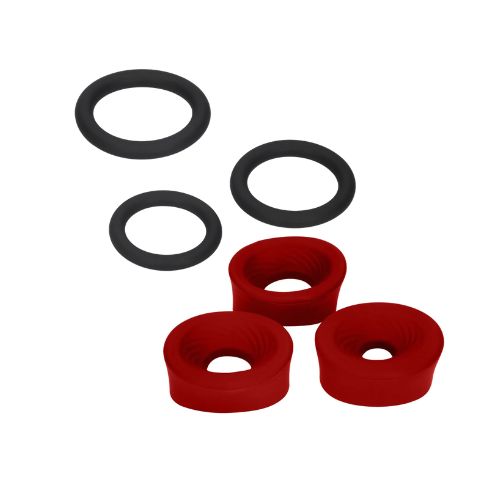 Pumped CyberPulse Automatic Waterproof Penis Pump Metallic Red from Nice 'n' Naughty