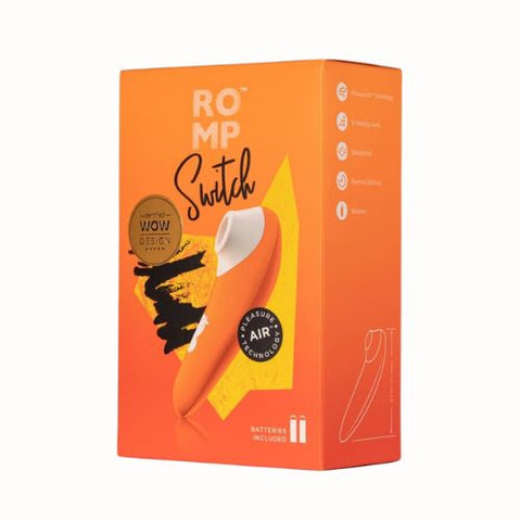 Romp Switch Clitoral Vibrator Orange from Nice 'n' Naughty