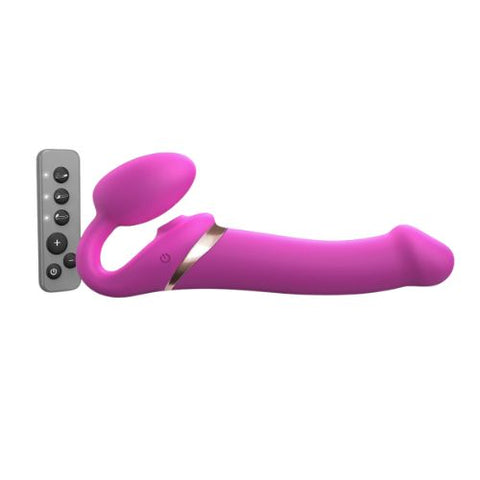 Strap On Me  Multi Orgasm Bendable Strap-On Fuchsia from Nice 'n' Naughty