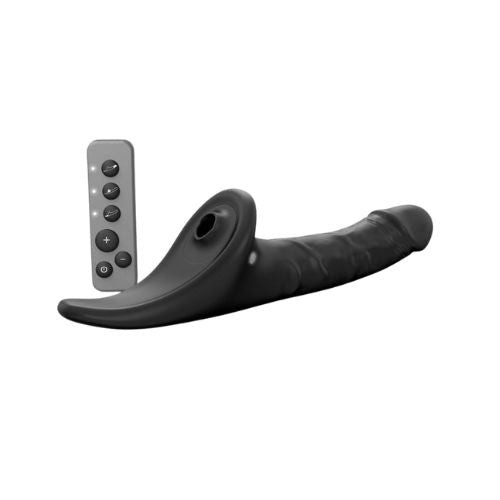 Strap On Me Multi Orgasm Realistic Dildo Black M from Nice 'n' Naughty