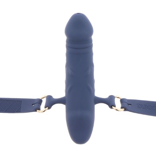 Taboom Silicone Breathable Penis Gag Blue from Nice 'n' Naughty 2