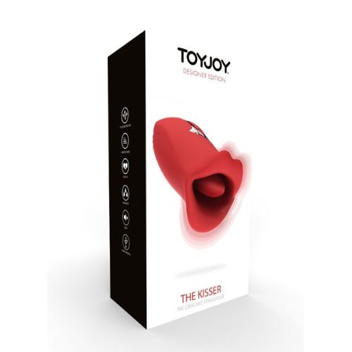 The Kisser Stimulator by Toyjoy Red from Nice 'n' Naughty