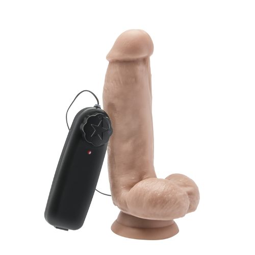 ToyJoy Get Real 6" Dildo with Balls Vibrator from Nice 'n' Naughty