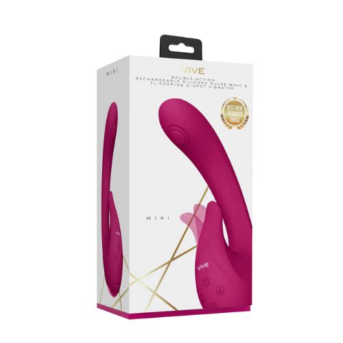 Vive Miki Pulse Wave & Flickering G-Spot Vibrator Pink from Nice 'n' Naughty