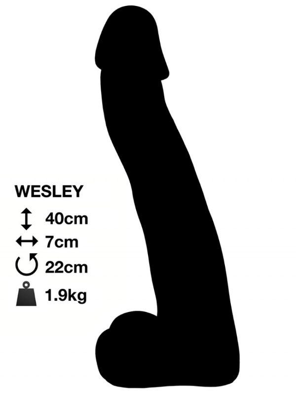 Wesley Big Boyz Cock Black from Nice 'n' Naughty