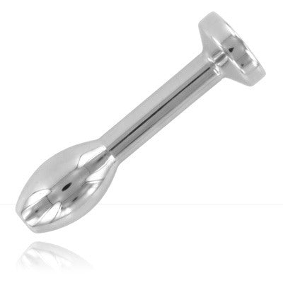 Black Label Teardrop Stainless Steel Penis Plug