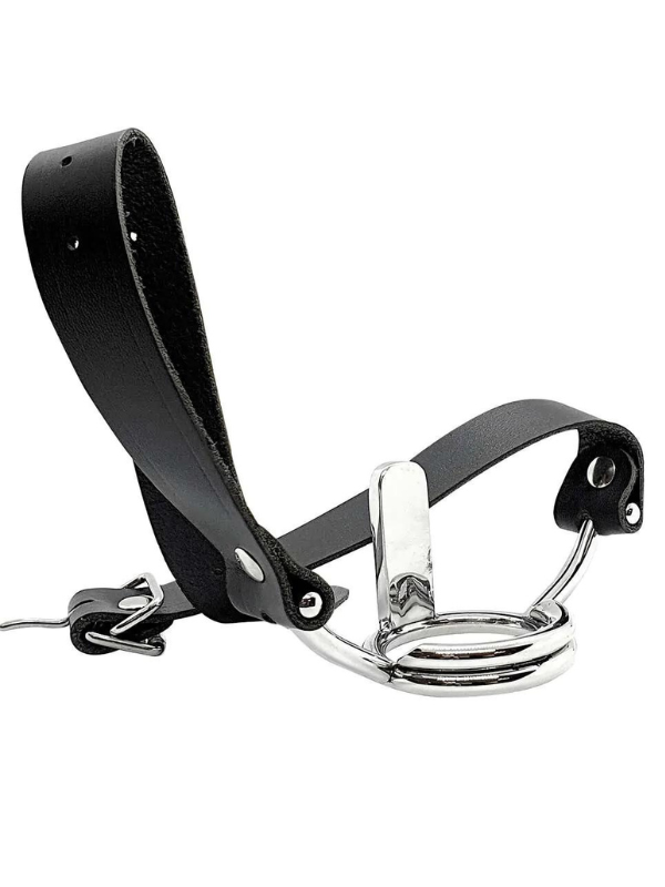 Black Label Ring Gag w Tongue Depressor