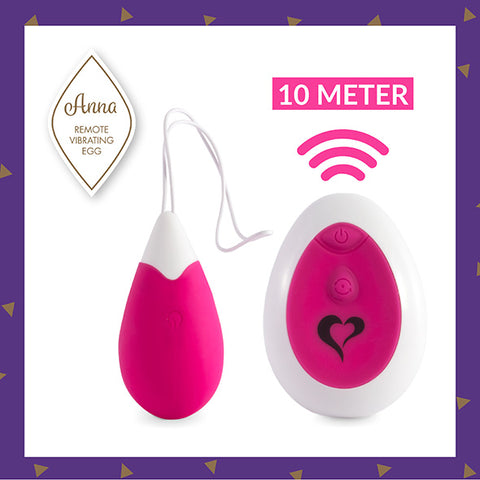 Feelztoys Anna Remote Control Rechargeable Egg Vibrator