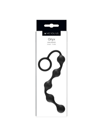 Me You Us Onyx Silicone Anal Beads