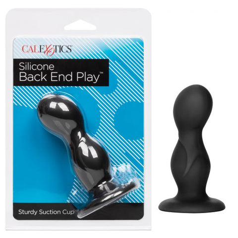 CalExotics Silicone Back End Play Anal Dildo with Suction Cup