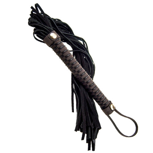 Bound Nubuck Leather Flogger