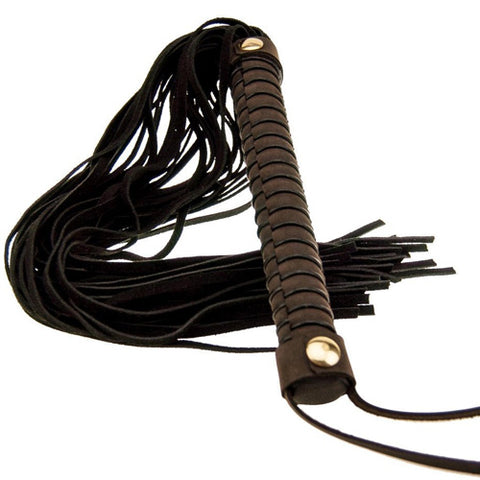 Bound Nubuck Leather Flogger