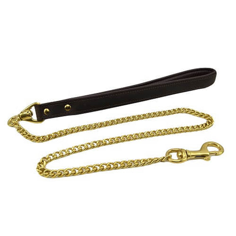 Bound Nubuck Leather Leash