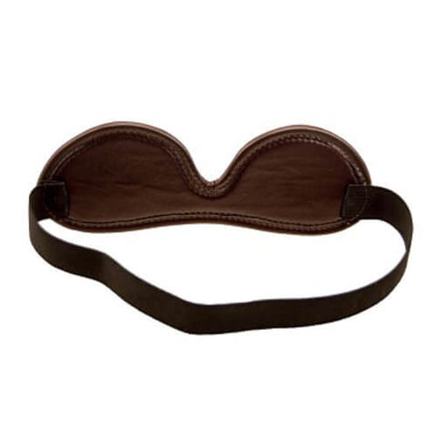 Bound Nubuck Leather Blindfold