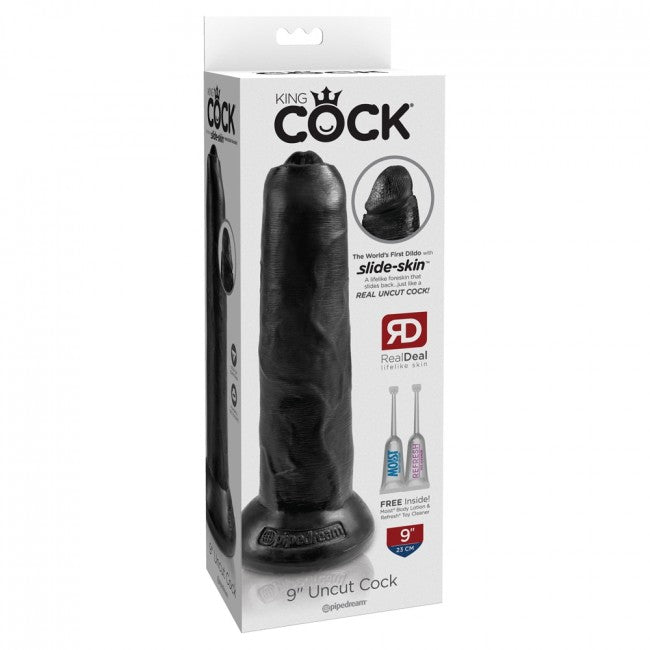 King Cock 9" Uncut Cock Dildo