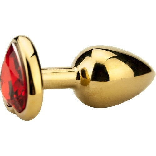 Precious Metals Limited Edition Heart Shaped Anal Plug - Gold