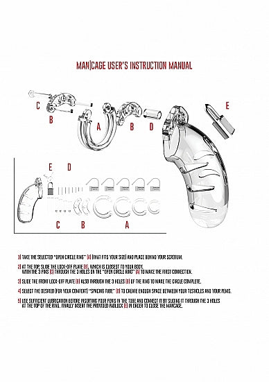 Mancage Model 01 Chastity  3.5" Cock Cage